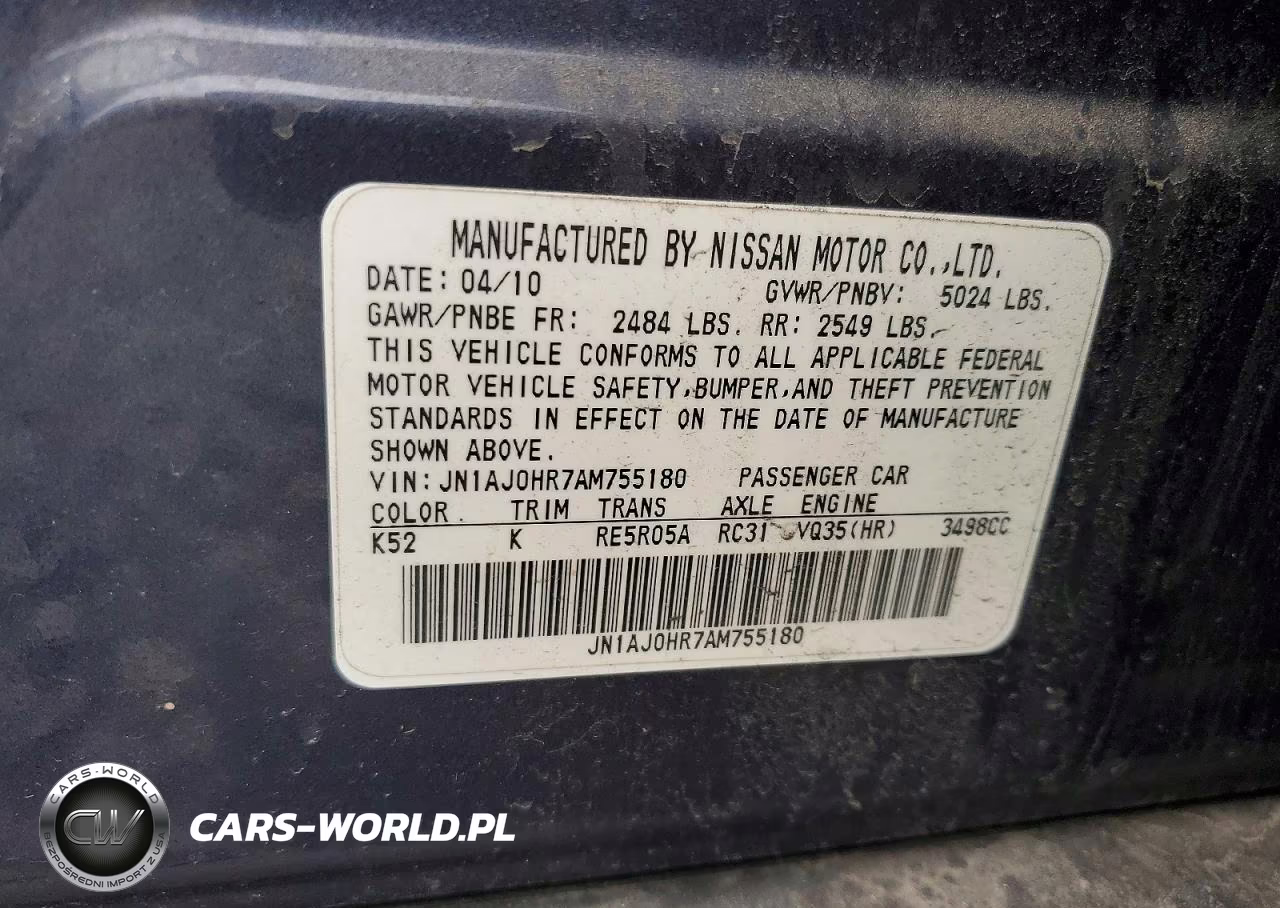 2010 Infiniti Ex35 Base VIN:JN1AJ0HR7AM755180 - 13