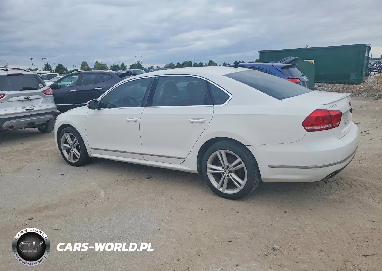 2013 Volkswagen Passat Sel VIN:1VWCN7A30DC128109 - 2