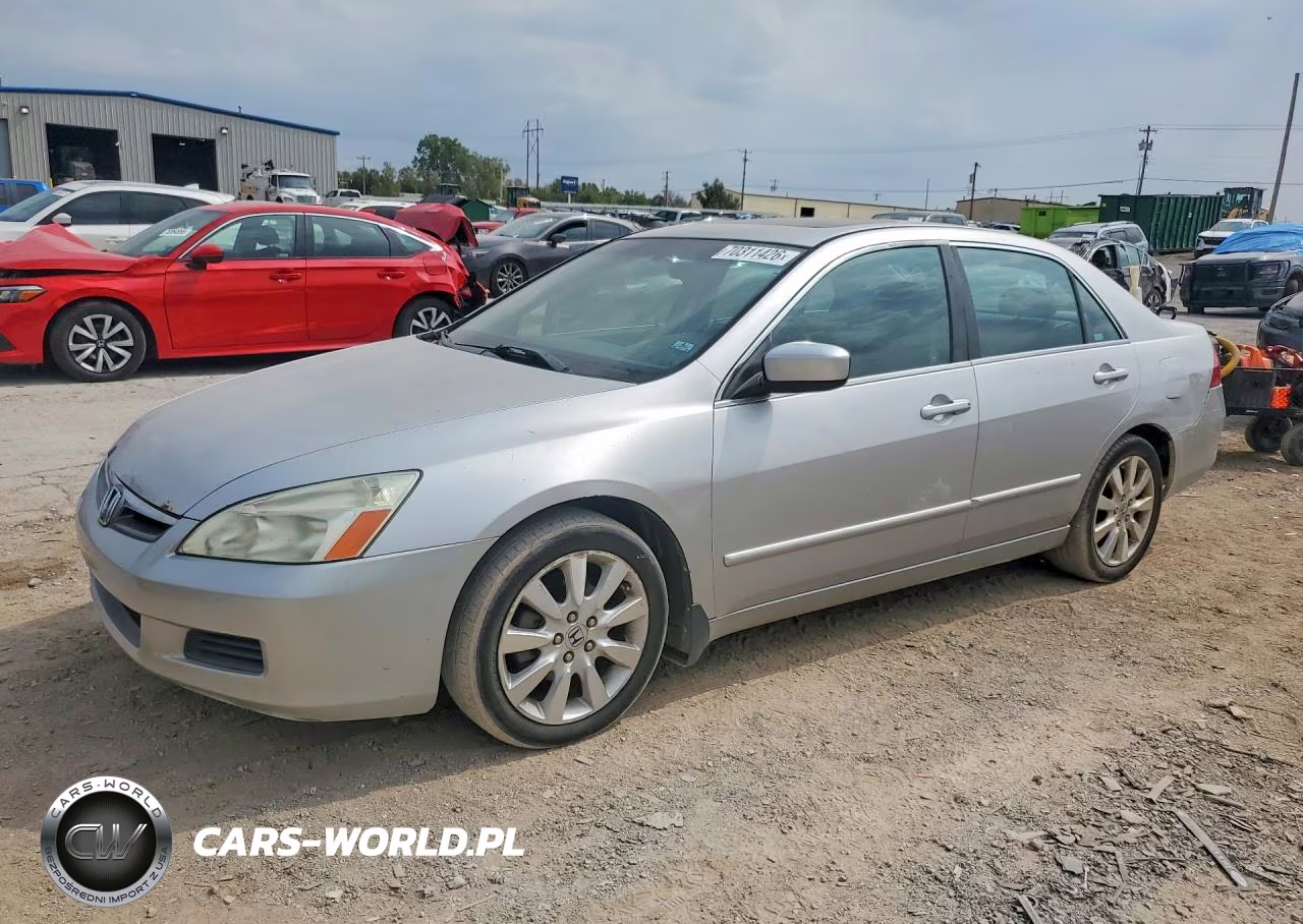 2007 Honda Accord Ex VIN:1HGCM66567A007080 - 1