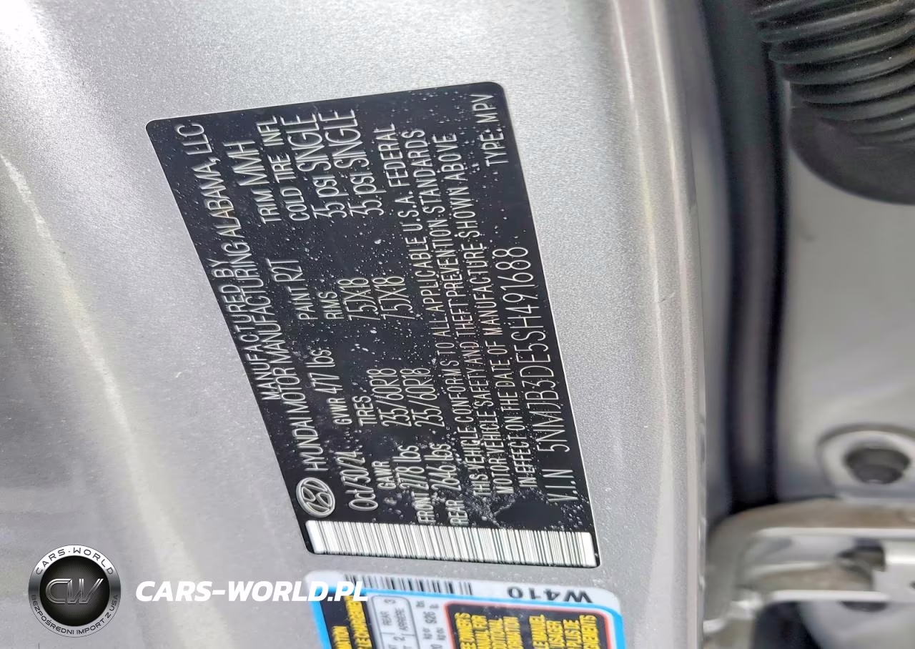 2025 Hyundai Tucson Sel VIN:5NMJB3DE5SH491688 - 13