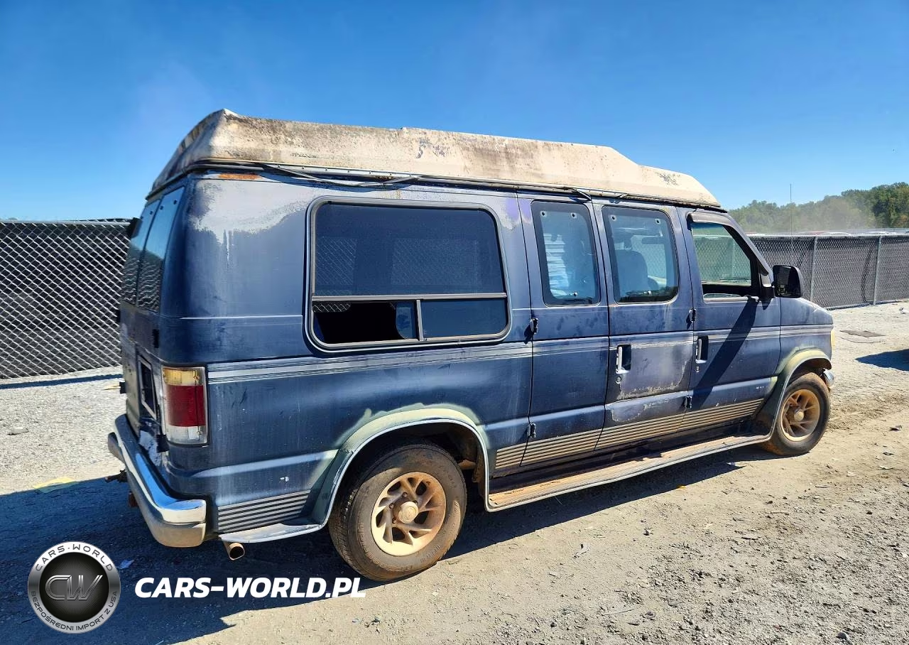 1992 Ford Econoline E150 Van VIN:1FDEE14H6NHB54228 - 3