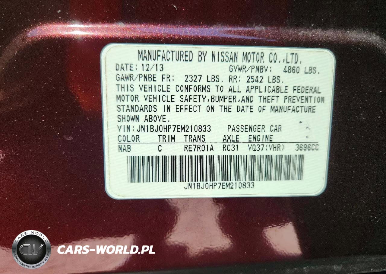 2014 Infiniti Qx50 Journey VIN:JN1BJ0HP7EM210833 - 13
