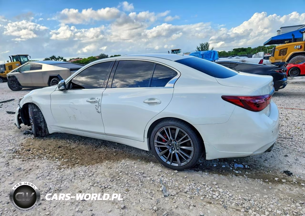 2018 Infiniti Q50 Red Sport 400 VIN:JN1FV7AP4JM460873 - 2
