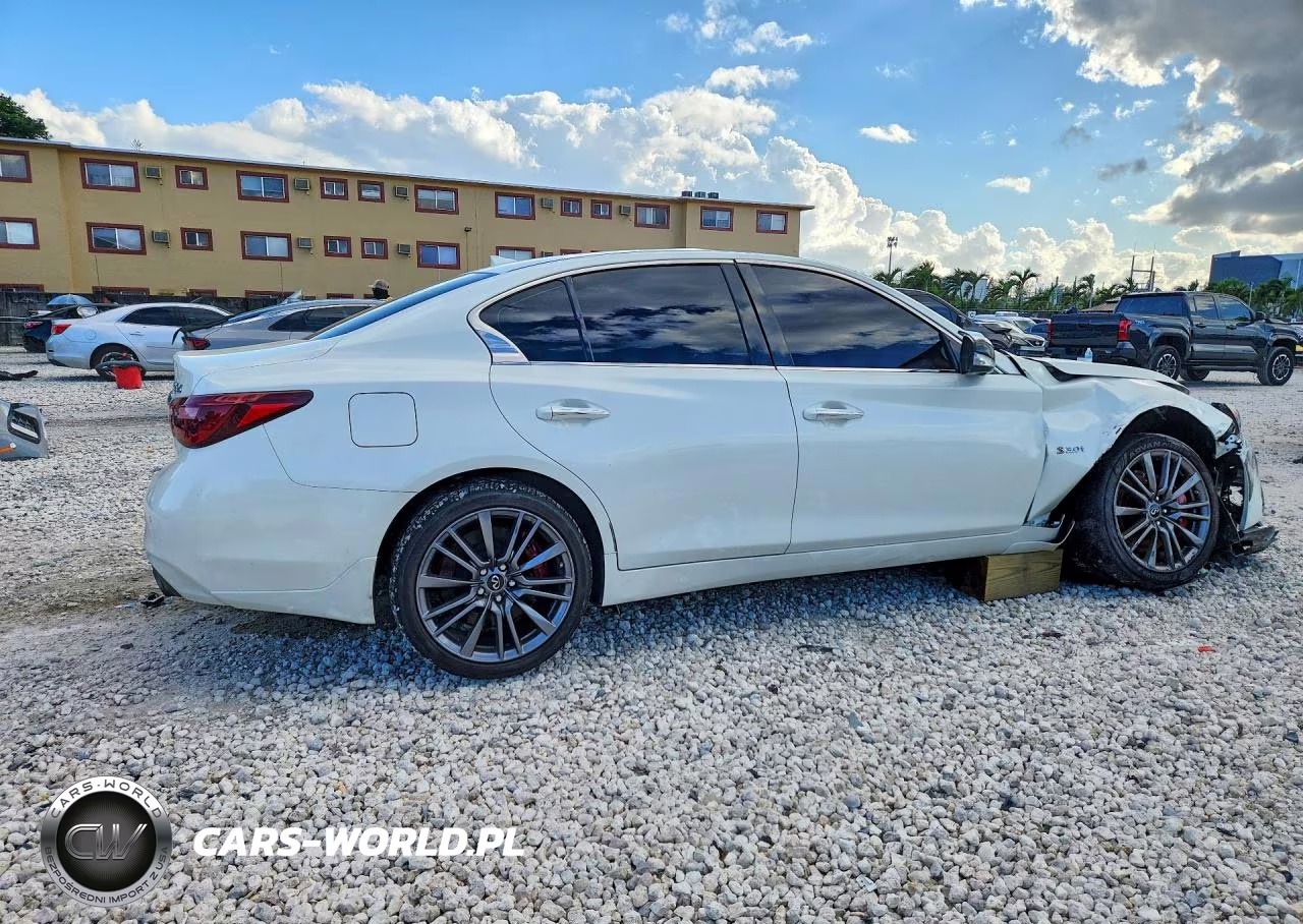 2018 Infiniti Q50 Red Sport 400 VIN:JN1FV7AP4JM460873 - 3