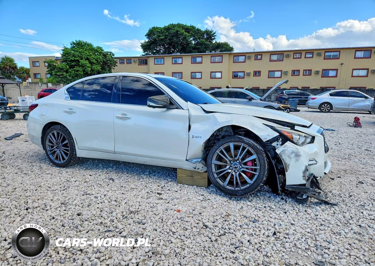 2018 Infiniti Q50 Red Sport 400 VIN:JN1FV7AP4JM460873 - 4