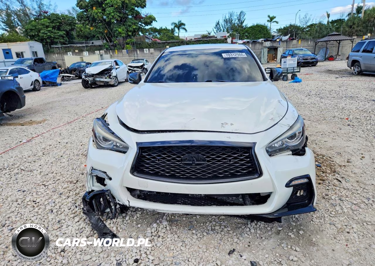 2018 Infiniti Q50 Red Sport 400 VIN:JN1FV7AP4JM460873 - 5