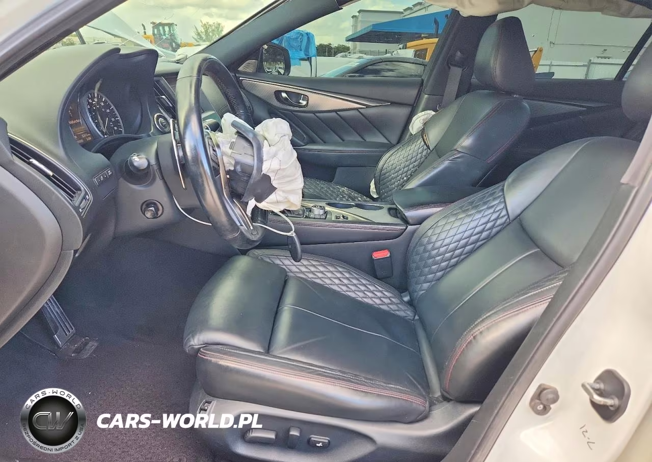 2018 Infiniti Q50 Red Sport 400 VIN:JN1FV7AP4JM460873 - 7