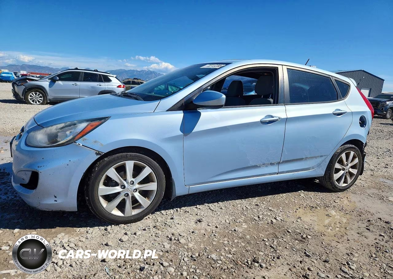 2012 Hyundai Accent Se VIN:KMHCU5AE1CU014958 - 1