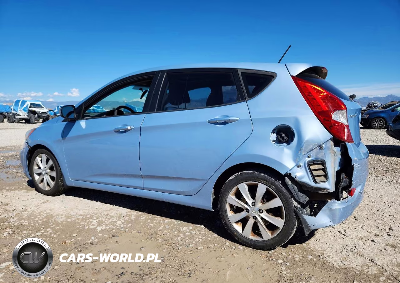 2012 Hyundai Accent Se VIN:KMHCU5AE1CU014958 - 2