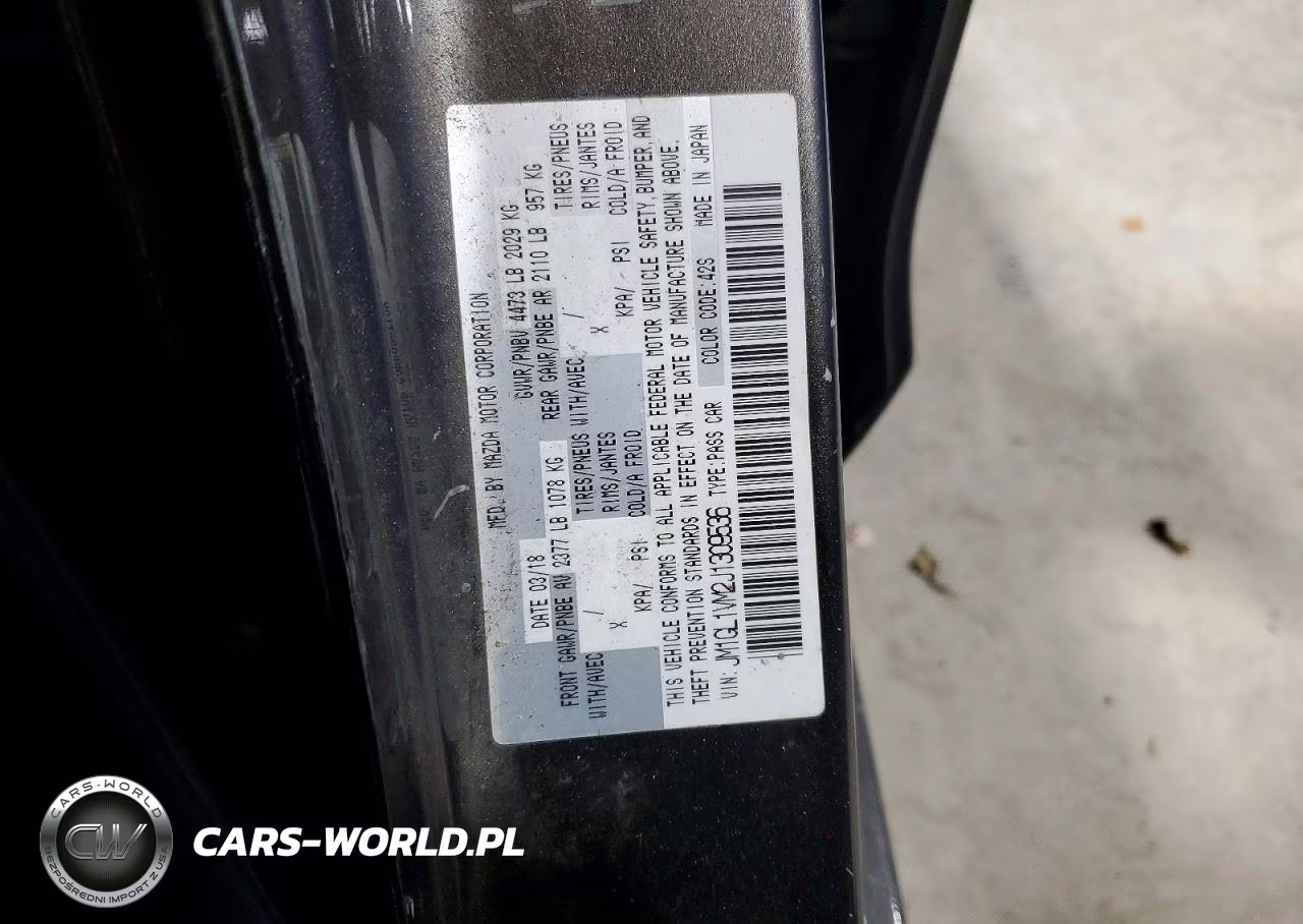 2018 Mazda 6 Touring VIN:JM1GL1VM2J1309536 - 12