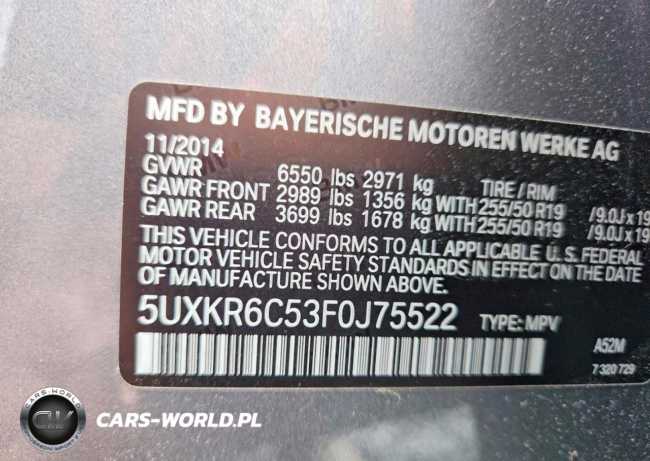 2015 BMW X5 xDrive50I VIN:5UXKR6C53F0J75522 - 13