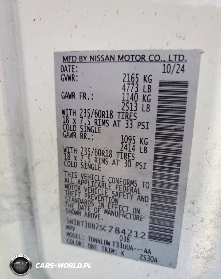 2025 Nissan Rogue Sv VIN:5N1BT3BB2SC784212 - 13