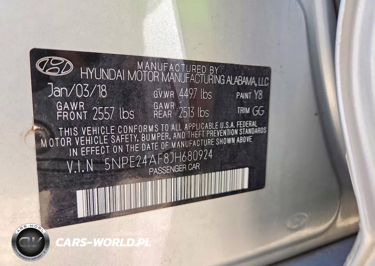 2018 Hyundai Sonata Se VIN:5NPE24AF8JH680924 - 12