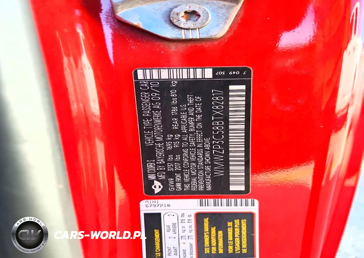 2011 Mini Cooper S VIN:WMWZP3C58BTX82817 - 12