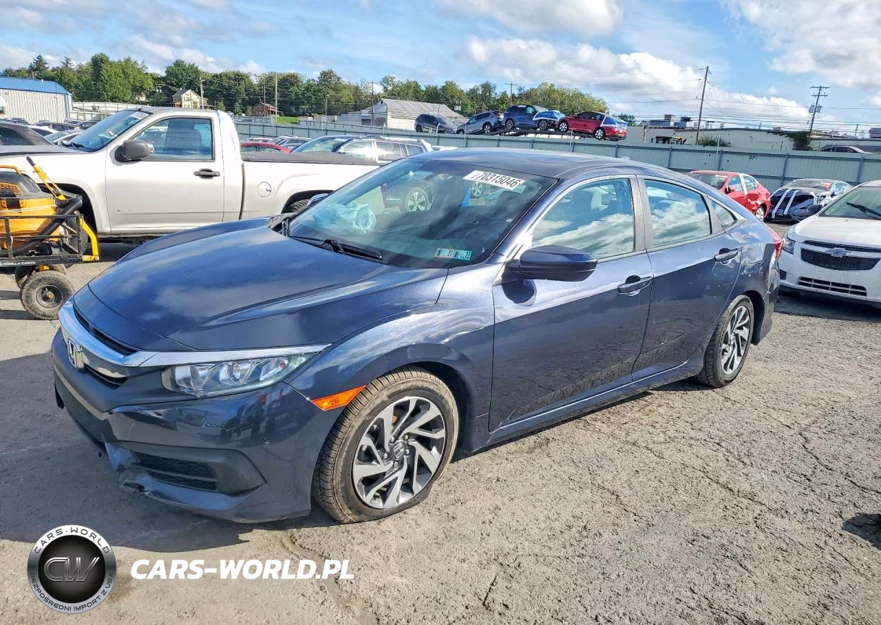 2018 Honda Civic Ex VIN:2HGFC2F75JH536961 - 1