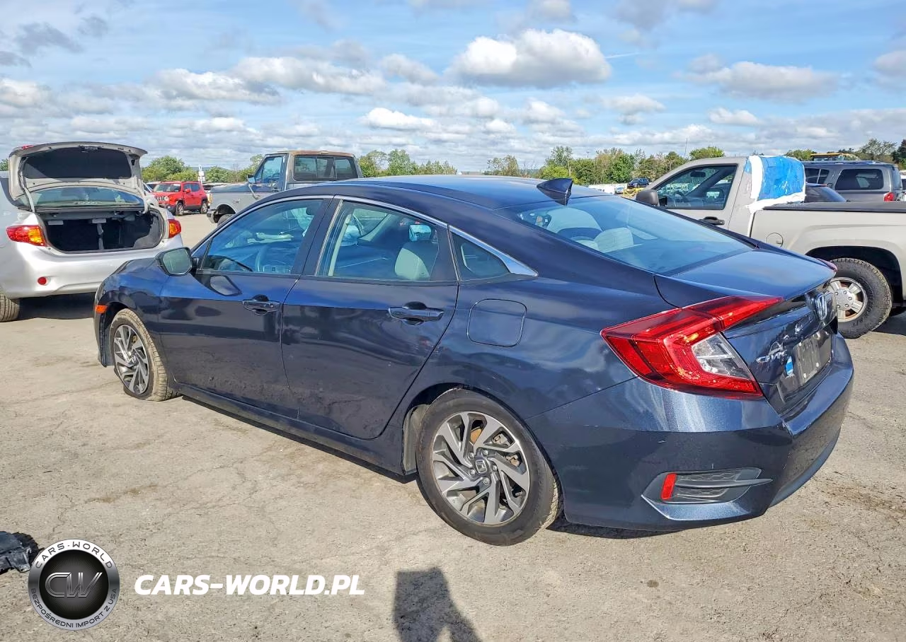 2018 Honda Civic Ex VIN:2HGFC2F75JH536961 - 2
