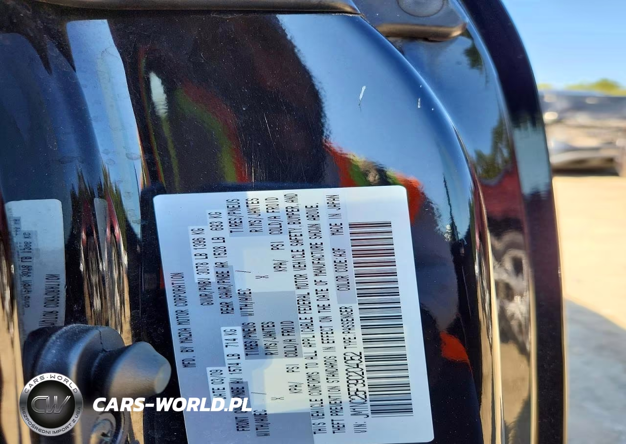 2009 Mazda Mx-5 Miata VIN:JM1NC25F390204052 - 12