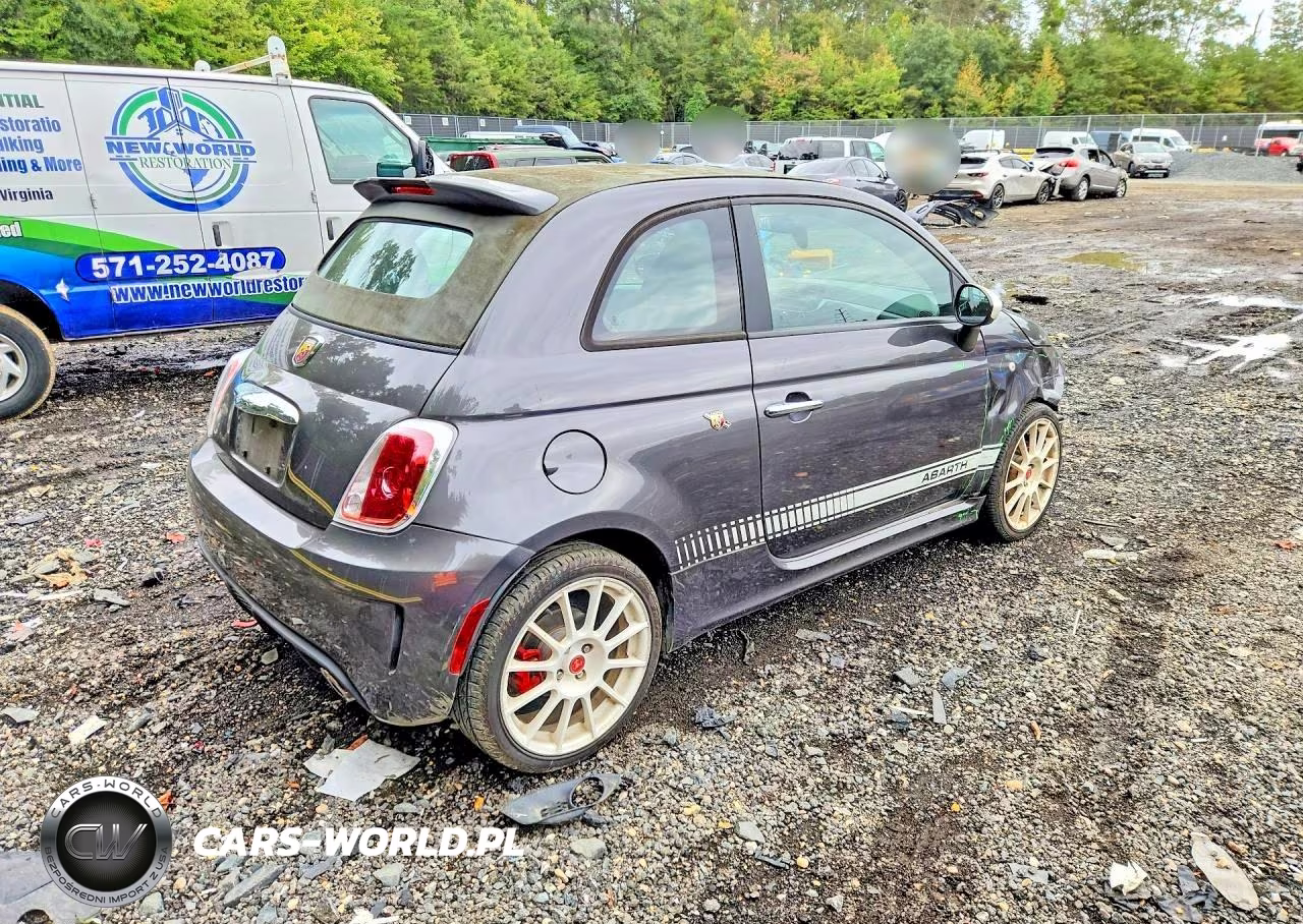 2015 Fiat 500 Abarth VIN:3C3CFFJH6FT652334 - 3