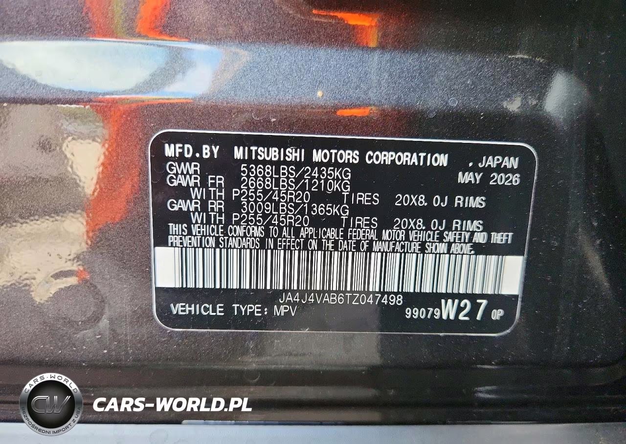 2026 Mitsubishi Outlander Se VIN:JA4J4VAB6TZ047498 - 13