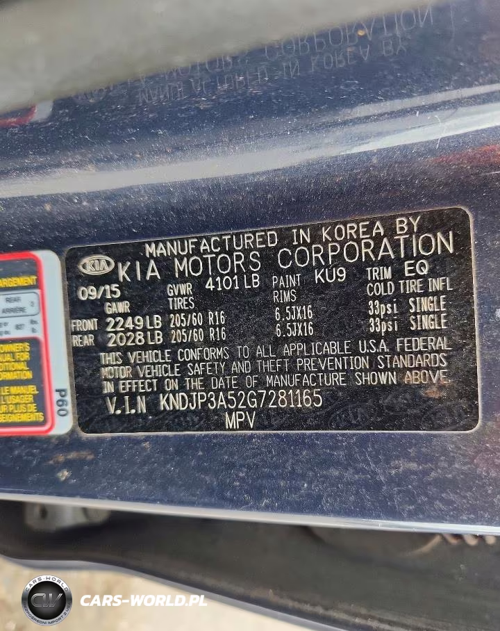 2016 Kia Soul + VIN:KNDJP3A52G7281165 - 13