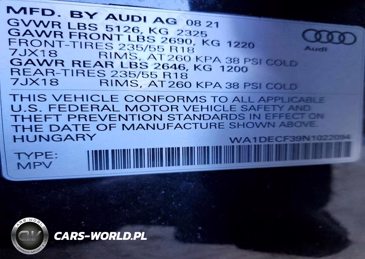 2022 Audi Q3 Premium S Line 45 VIN:WA1DECF39N1022094 - 12