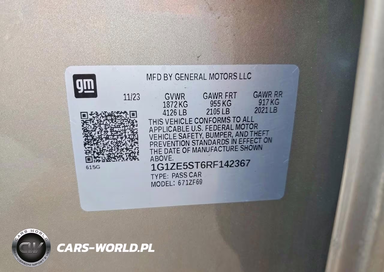 2024 Chevrolet Malibu Premier VIN:1G1ZE5ST6RF142367 - 12