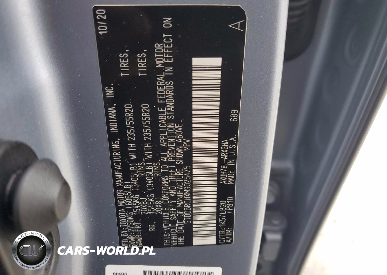 2021 Toyota Highlander Hybrid Limited VIN:5TDDBRCHXMS025475 - 14