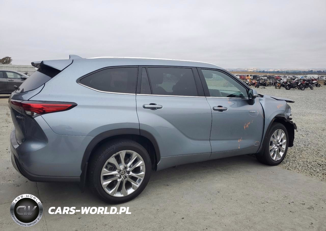 2021 Toyota Highlander Hybrid Limited VIN:5TDDBRCHXMS025475 - 3