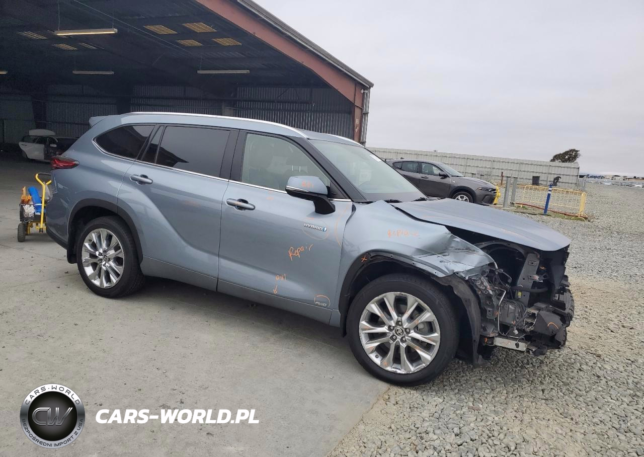 2021 Toyota Highlander Hybrid Limited VIN:5TDDBRCHXMS025475 - 4