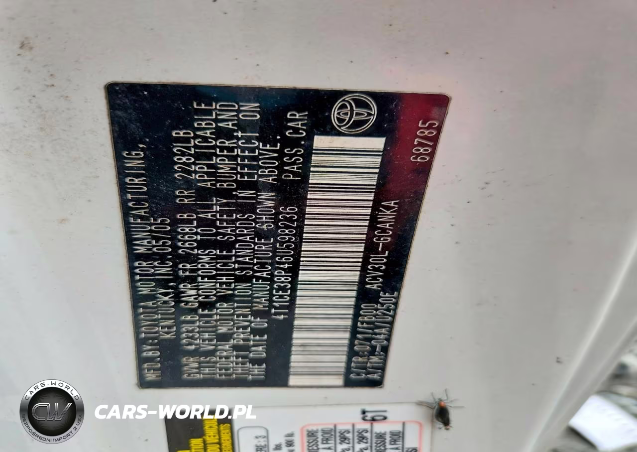2006 Toyota Camry Solara Se VIN:4T1CE38P46U598236 - 12