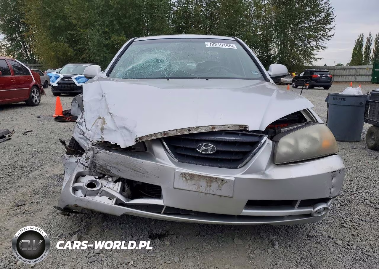2004 Hyundai Elantra Gls VIN:KMHDN46DX4U710795 - 5