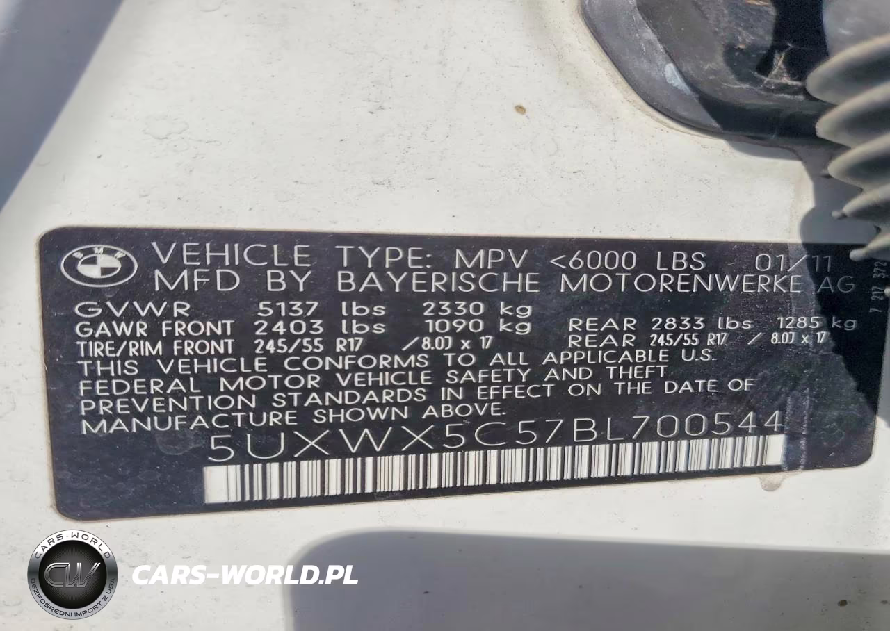 2011 BMW X3 xDrive28I VIN:5UXWX5C57BL700544 - 13