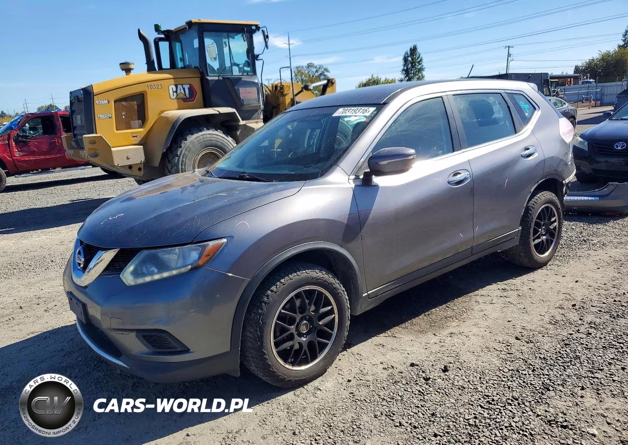 2015 Nissan Rogue S VIN:KNMAT2MV7FP505708 - 1