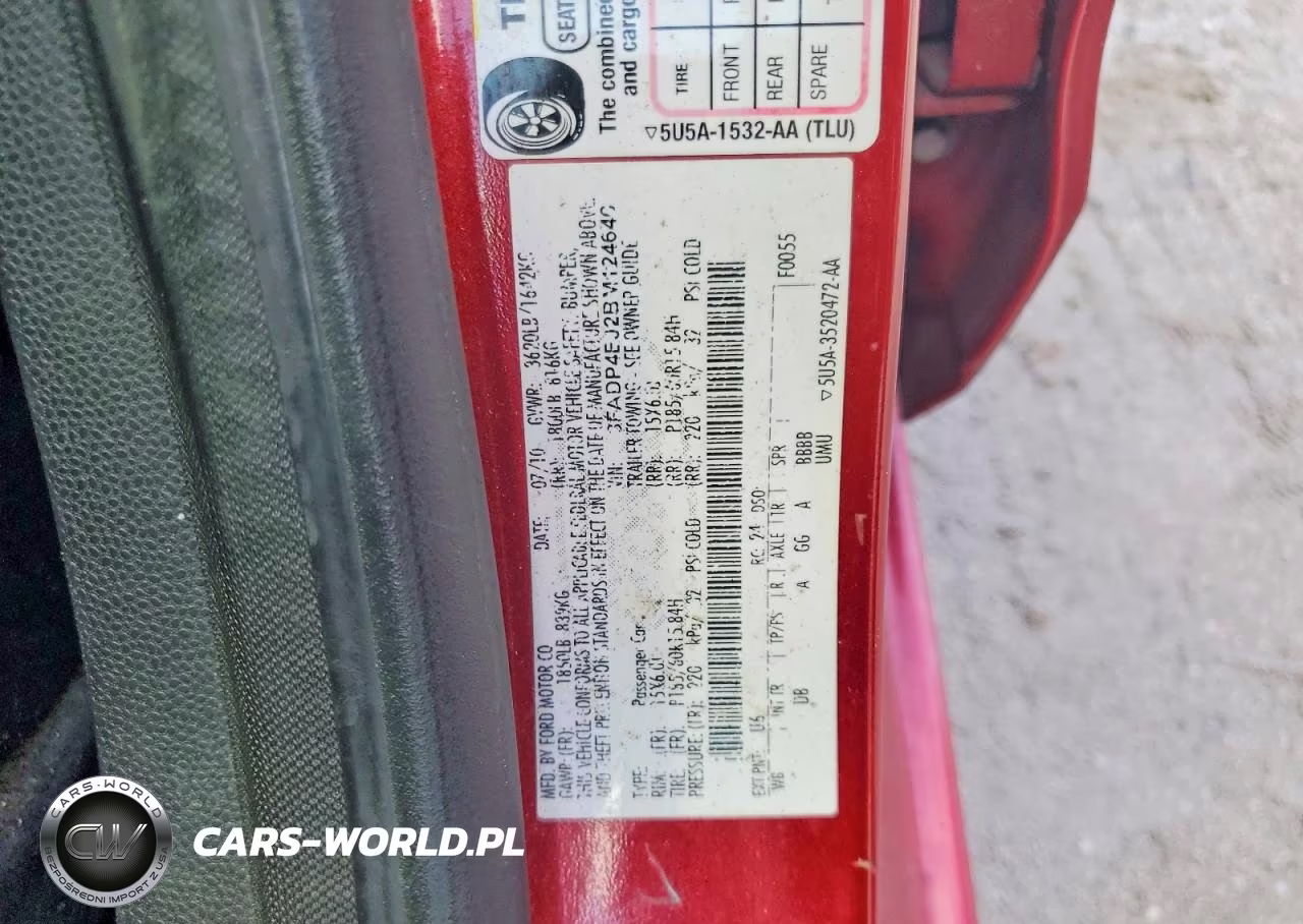 2011 Ford Fiesta Se VIN:3FADP4EJ2BM124640 - 12