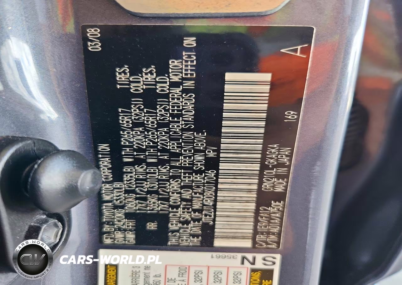 2008 Toyota 4Runner Sr5 VIN:JTEZU14R08K017046 - 13