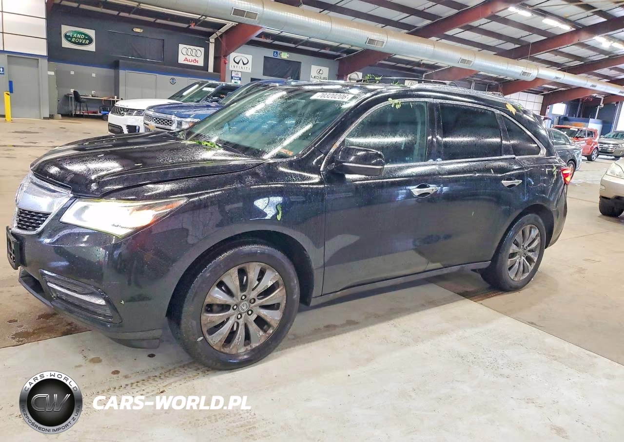 2015 Acura Mdx Technology VIN:5FRYD4H45FB019545 - 1