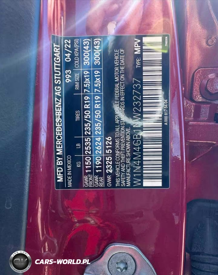 2022 Mercedes-Benz Glb 250 VIN:W1N4M4GB1NW232737 - 10