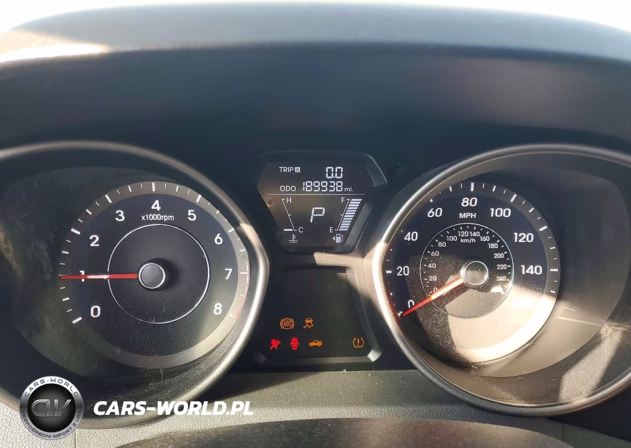 2013 Hyundai Elantra Gls VIN:5NPDH4AE4DH341227 - 9