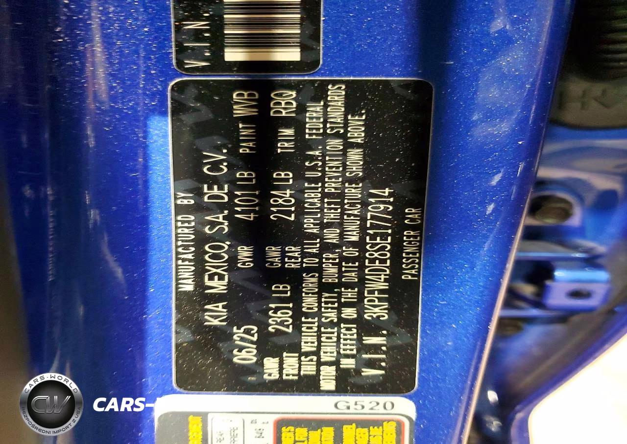 2025 Kia K4 Gt Line VIN:3KPFW4DE8SE177914 - 12