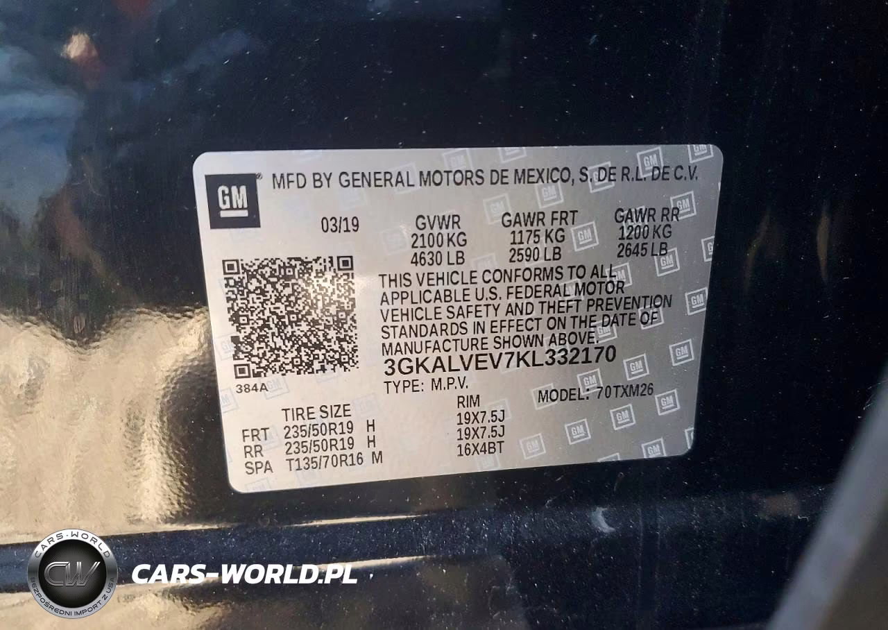 2019 GMC Terrain Slt VIN:3GKALVEV7KL332170 - 14
