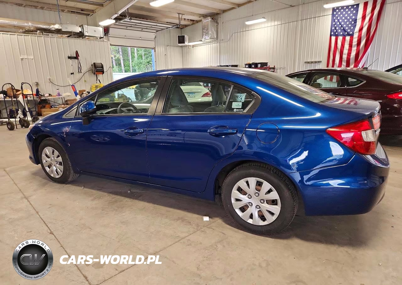 2012 Honda Civic Lx VIN:19XFB2F53CE026557 - 2