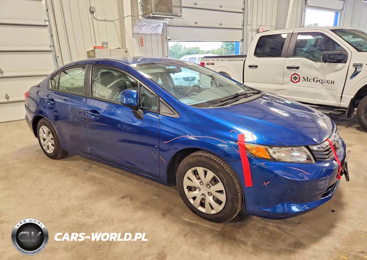 2012 Honda Civic Lx VIN:19XFB2F53CE026557 - 4
