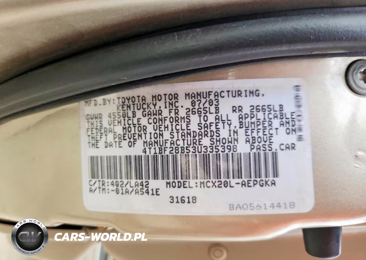 2003 Toyota Avalon Xls VIN:4T1BF28B53U335398 - 12