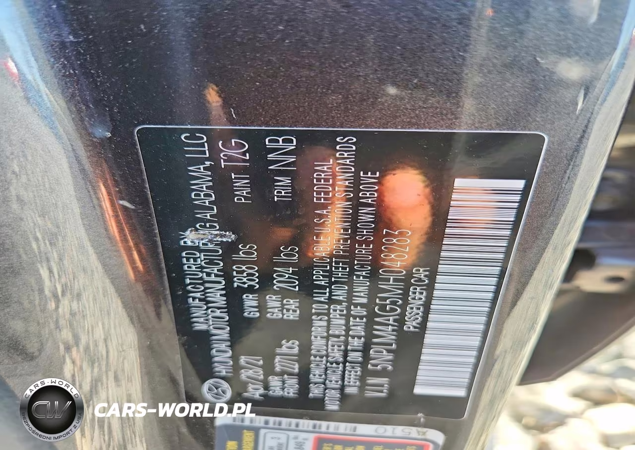2021 Hyundai Elantra Sel VIN:5NPLM4AG5MH048283 - 13