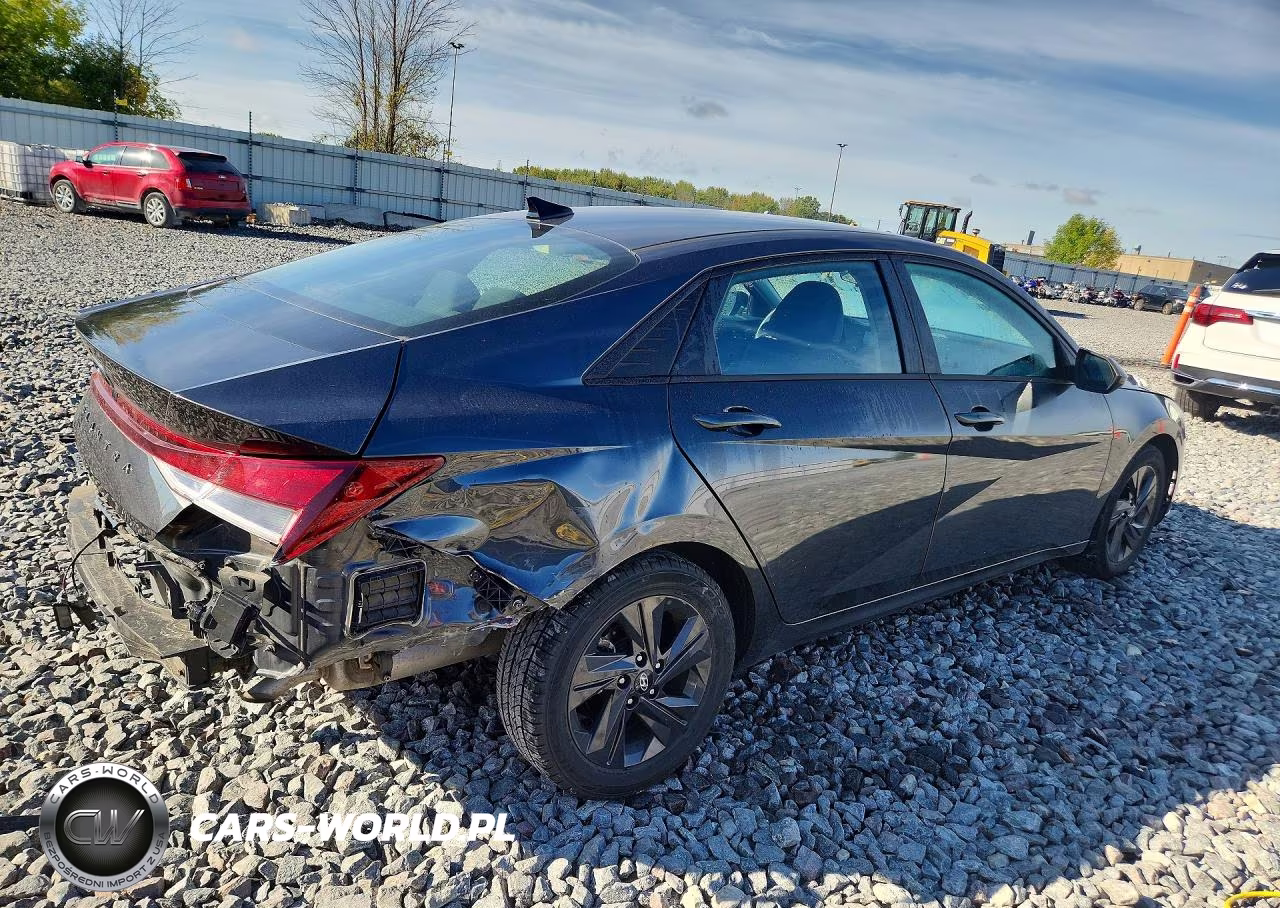2021 Hyundai Elantra Sel VIN:5NPLM4AG5MH048283 - 3