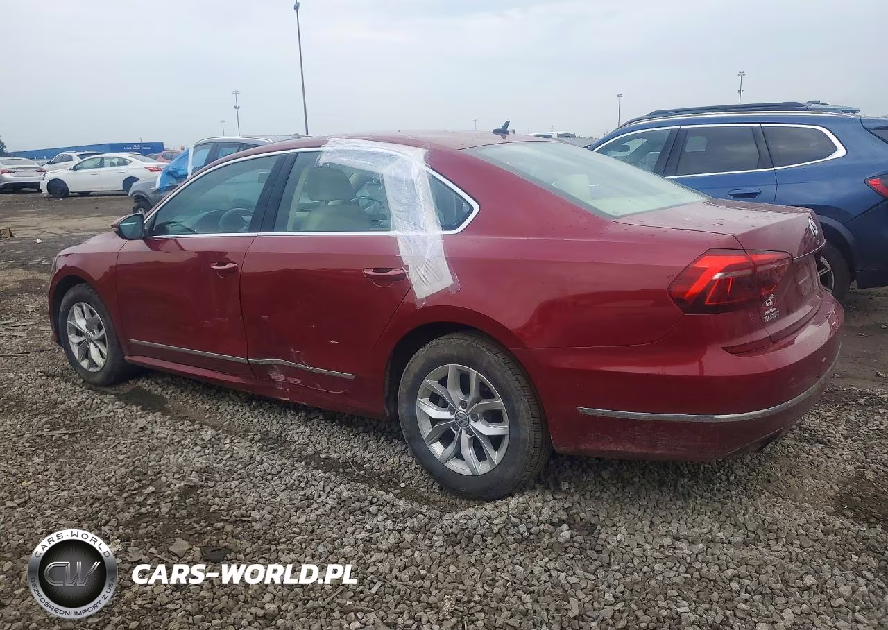 2017 Volkswagen Passat S VIN:1VWAT7A39HC031350 - 2
