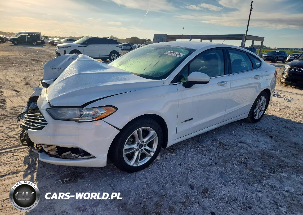 2018 Ford Fusion Se Hybrid VIN:3FA6P0LU3JR238341 - 1
