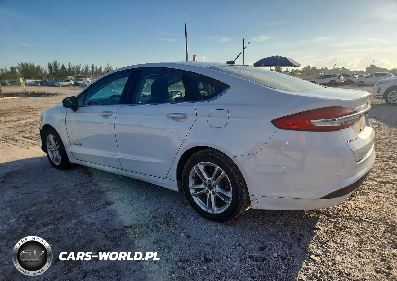 2018 Ford Fusion Se Hybrid VIN:3FA6P0LU3JR238341 - 2