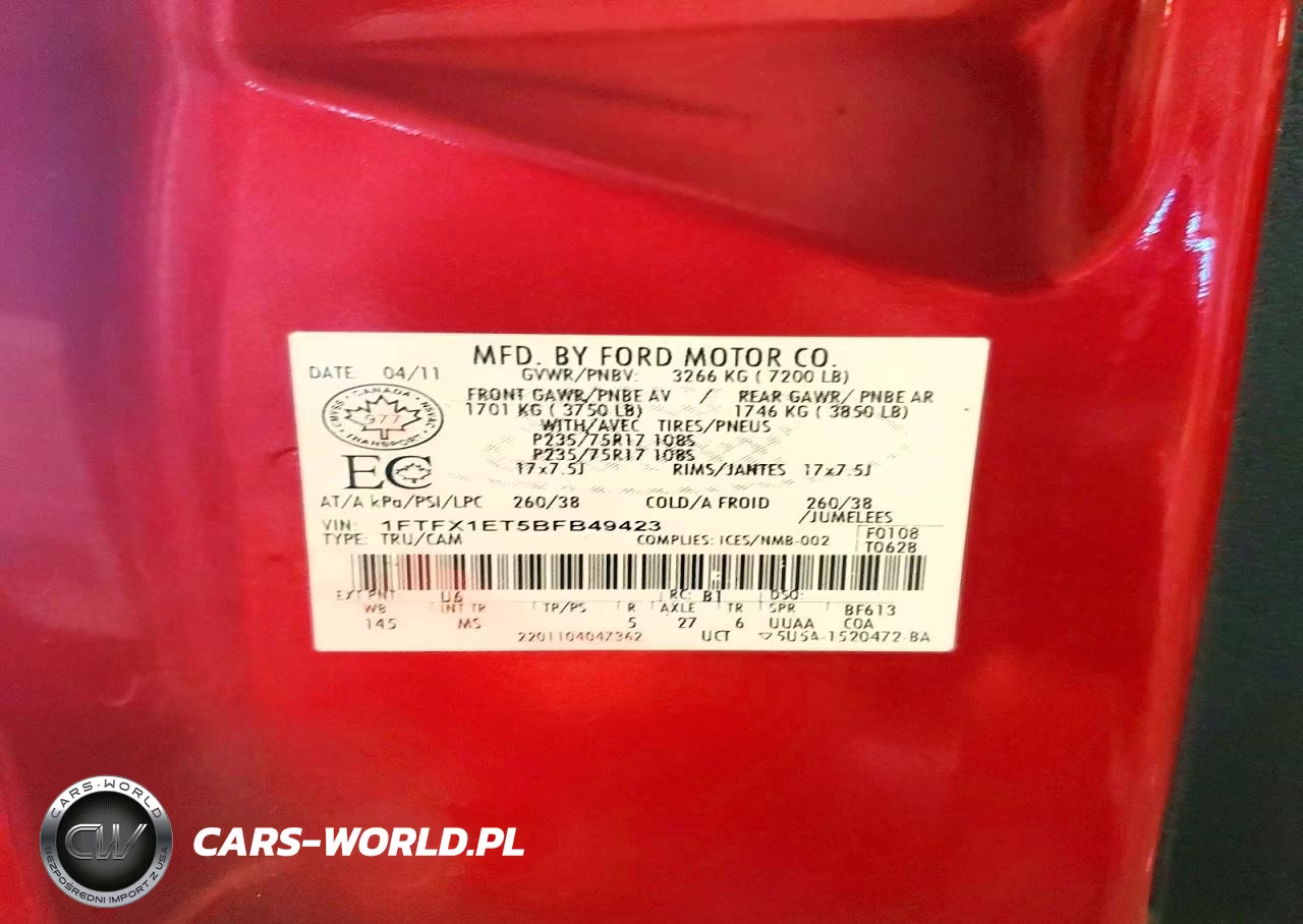 2011 Ford F150 Super Cab VIN:1FTFX1ET5BFB49423 - 12