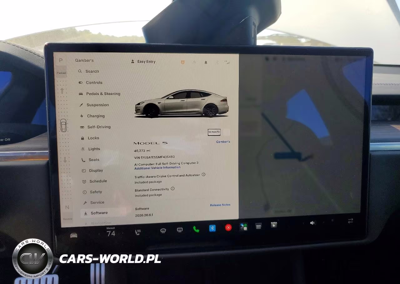 2021 Tesla Model S VIN:5YJSA1E55MF435460 - 9